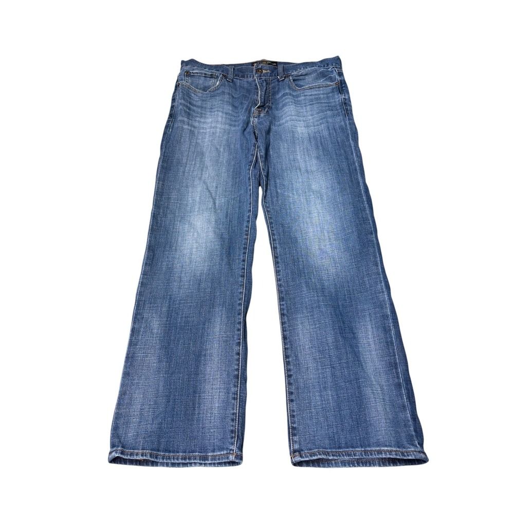 Lucky Brand 361 Vintage Straight Jeans Mens 34x30 Medium Wash Blue Denim